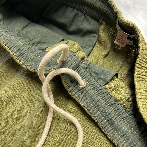 Carbon 2 Cobalt Green Cotton Blend Textured Drawstring Shorts XL 11" Inseam - Picture 6 of 11